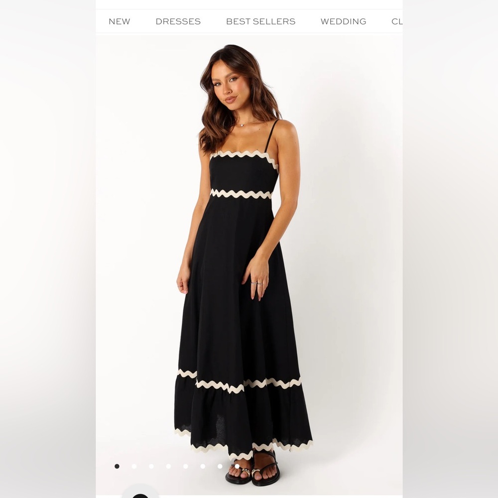 Petal & Pup Black Maxi Dress